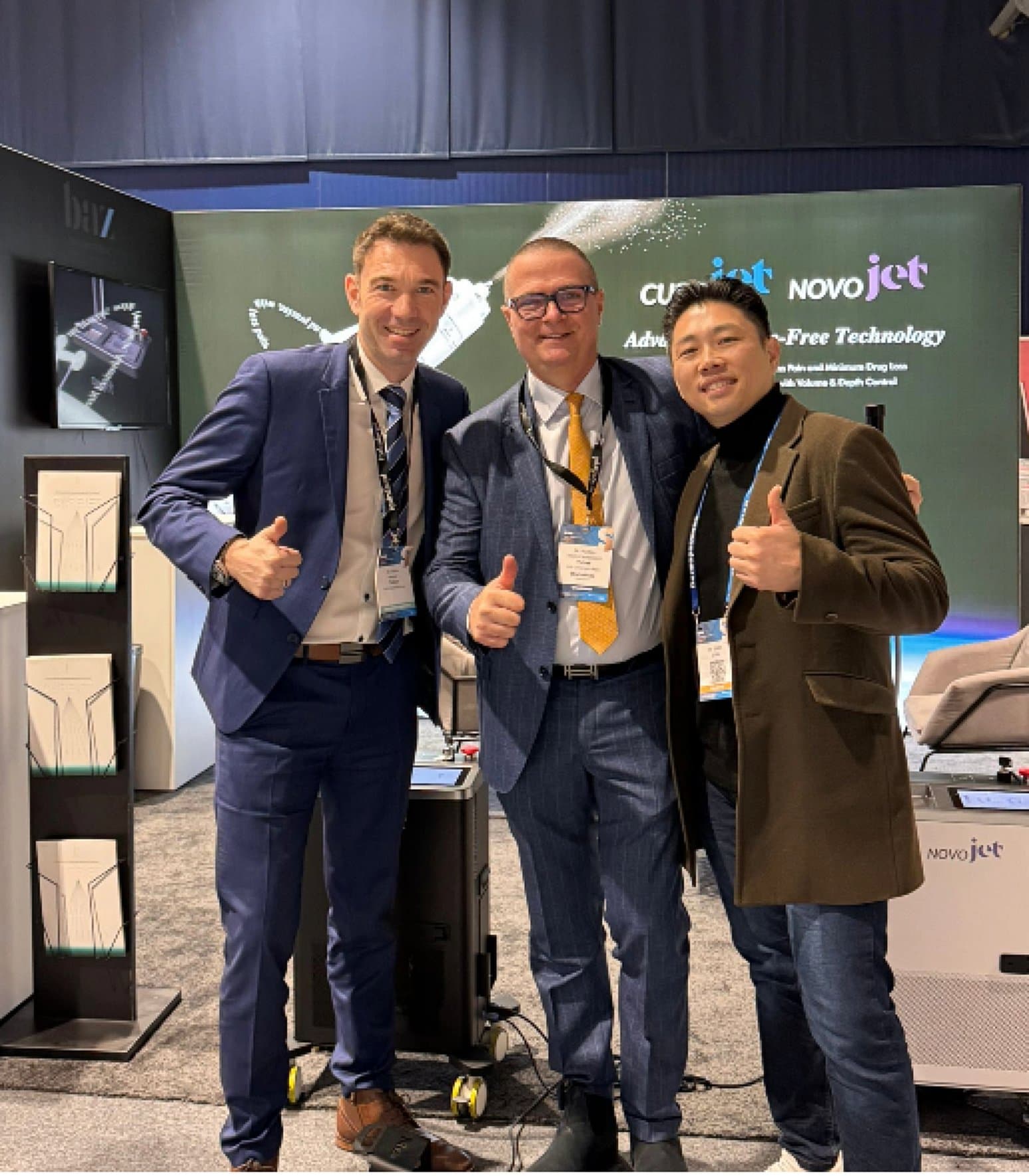 NovoJet team at a congress