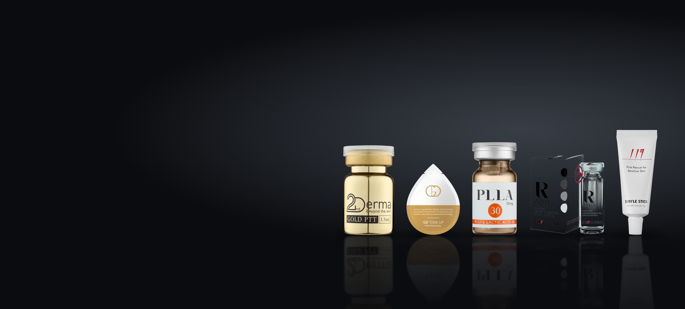 Photo Boosters: Gold PTT, GD Tone-Up, PLLA 30, R-zero and 119