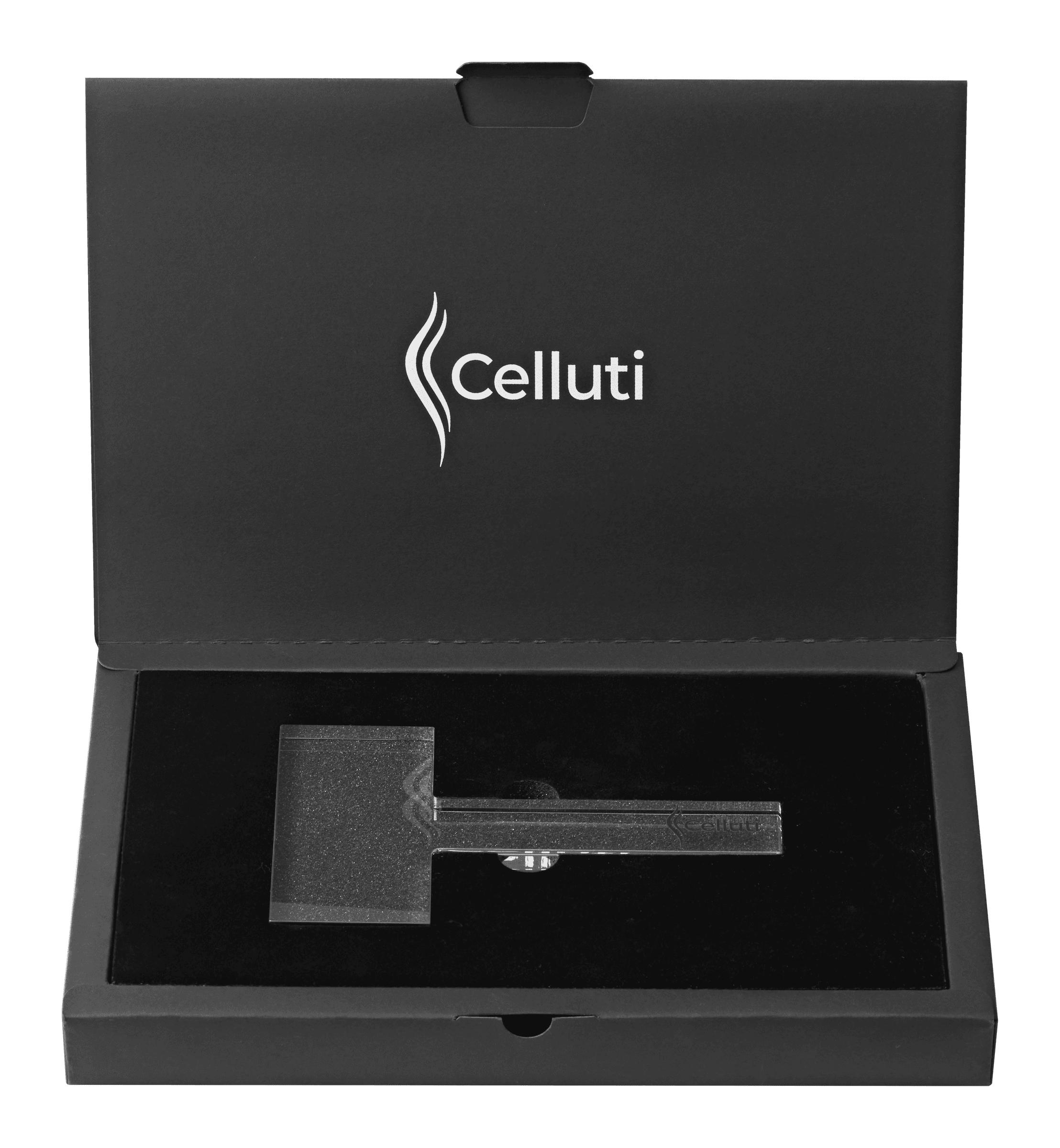 Celluti lens in its box