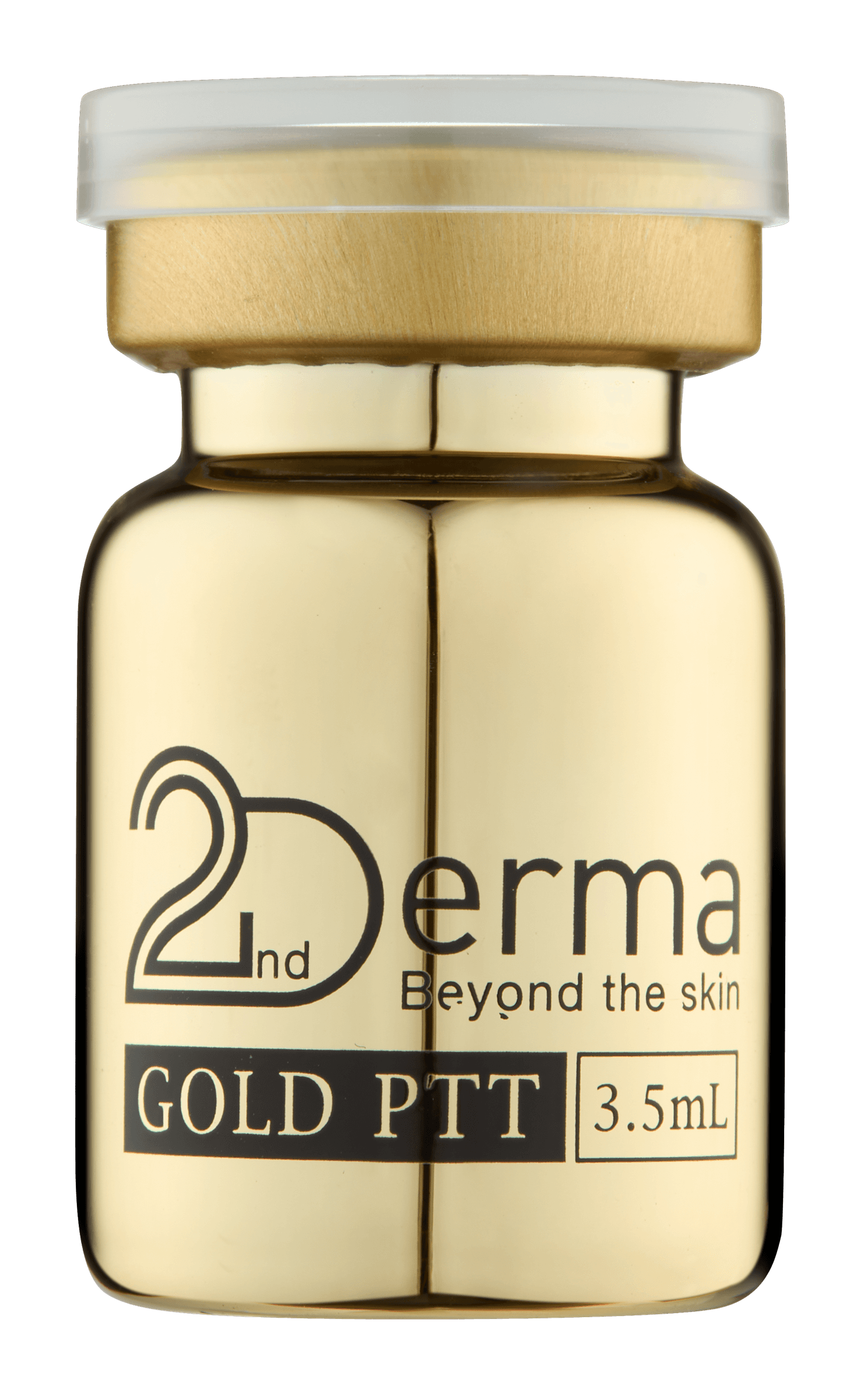 Gold PTT vial — one of the Photo Boosters