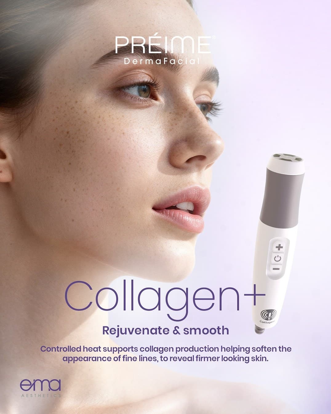 Collagen+ handpiece — rejuvenate and smooth