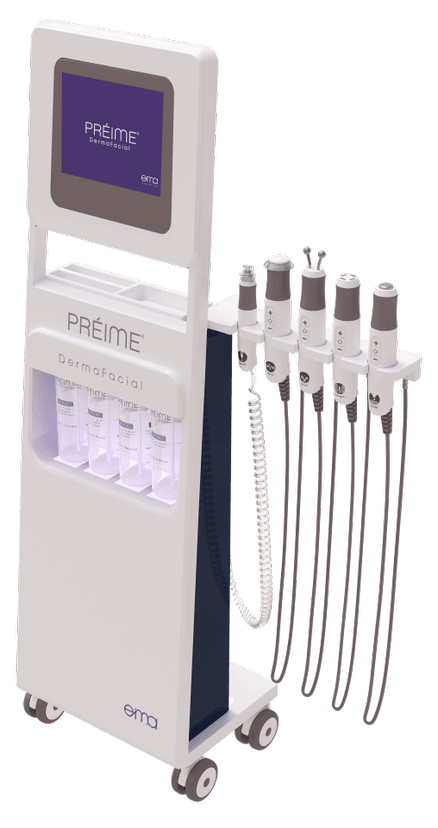 Préime DermaFacial device with handpieces